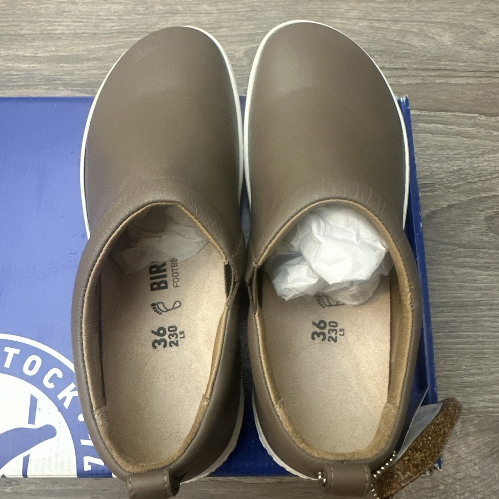 Size 5 EU 36 Birkenstock Rena Taupe Brown - Picture 5 of 7